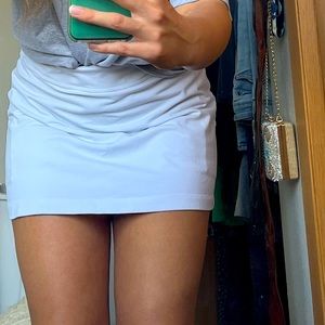 ATHLETA white athletic skirt